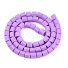 Handmade Polymer Clay Beads Strands CLAY-T021-02O-2