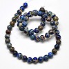 Natural Imperial Jasper Round Bead Strands G-I103-6mm-08-2