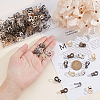 120Pcs 4 Colors Iron Ball Chain Connectors IFIN-AR0001-17-3