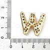 Brass Micro Pave Cubic Zirconia Pendants KK-Z108-02G-W-3