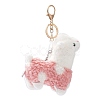 Cute Alpaca Cotton Keychain KEYC-A012-02A-2