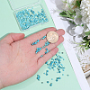337Pcs 3 Sizes Dyed Synthetic Turquoise Beads TURQ-PH0001-23-3