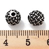 304 Stainless Steel Beads Hand Polished STAS-M057-18AS-3