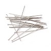 Tarnish Resistant 304 Stainless Steel Flat Head Pins STAS-G185-07P-0.6x40mm-1