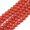 Natural Carnelian Beads Strands G-C076-6mm-2A-1
