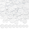 200Pcs 8 Styles Transparent Glass Cabochons GLAA-FH0001-88-1