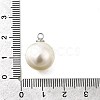 ABS Plastic Imitation Pearl Pendants FIND-H052-01H-01P-3