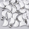 Moon Natural Quartz Crystal Pendants X-G-Q369-04-2