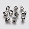 Ion Plating(IP) 304 Stainless Steel European Beads Rhinestone Settings STAS-J022-007AS-2