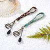 2Pcs Boho Macrame Wristlet Keychain Keying KEYC-SW00004-06-3