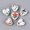 Handmade Porcelain Ceramic Beads PORC-T134-28M-1