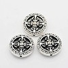 Tibetan Style Alloy Beads X-TIBEB-O004-72-1