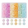 480Pcs 6 Colors Transparent Crackle Acrylic Beads MACR-YW0002-51-1