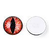 Glass Cabochons GGLA-T004-02O-1
