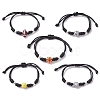 Adjustable Nylon Thread Braided Bead Bracelets Sets BJEW-JB10079-1