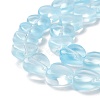 Transparent Glass Beads Strand GLAA-F112-03E-4