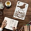 Plastic Reusable Drawing Painting Stencils Templates DIY-WH0202-266-3