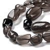 Natural Ice Obsidian Beads Strands G-G018-34-2