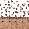 Opaque Picasso Cylinder Glass Beads SEED-Q039-06A-10-4