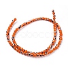 Handmade Evil Eye Lampwork Round Bead Strands X-LAMP-L055-4mm-03-2