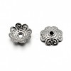 Tarnish Resistant 304 Stainless Steel Flower Bead Caps STAS-E083-04P-1