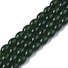Transparent Crackle Glass Beads Strands DGLA-S085-6x8-19-1