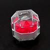 Transparent Plastic Ring Boxes OBOX-R001-04C-2