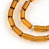 Transparent Glass Bead Strands GLAA-R162-15x6-M-2