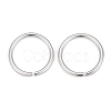 Rack Plating Brass Open Jump Rings KK-O139-18R-S-3