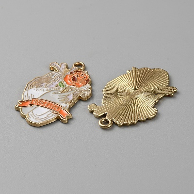 Alloy Enamel Pendants FIND-CJC0011-26B-1