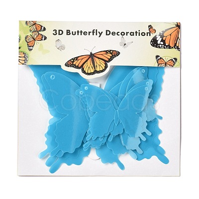 3D Plastic Luminous Wall Stickers DIY-F077-05B-1