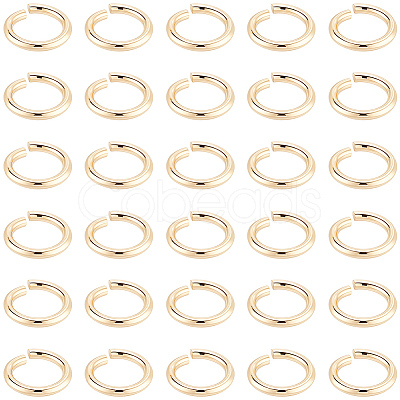 6 Bags Brass Open Jump Rings KK-BBC0027-73-1