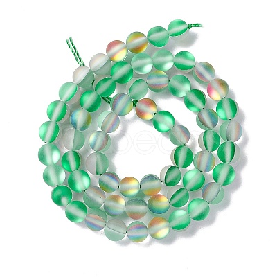 Synthetic Moonstone Beads Strands G-E573-01A-20-1