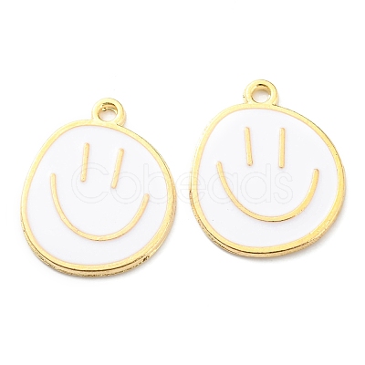 Alloy Enamel Pendants ENAM-D051-18G-01-1