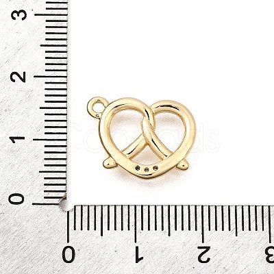Brass Micro Pave Cubic Zirconia Pendants KK-Q097-05A-G-1