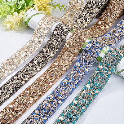 Ethnic Style Polyester Ribbon for Sewing Decoration OCOR-WH20007-26D-1