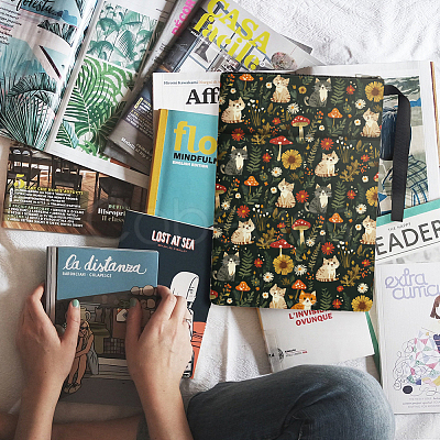 Polyester Book Cover AJEW-WH0572-004-1