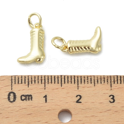 Brass Micro Pave Cubic Zirconia Pendants KK-D384-05G-01-1