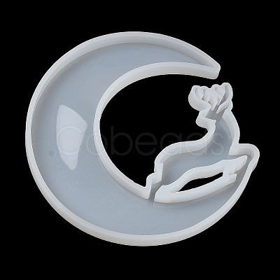 Moon DIY Silhouette Silicone Molds DIY-F148-02B-1