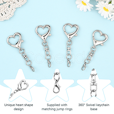 20Pcs Alloy Swivel Clasps FIND-SP0004-29P-1