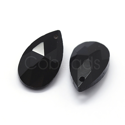Faceted Glass Pendants GLAA-F069-S-A10-1