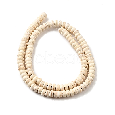 Synthetic Turquoise Beads Strands TURQ-G109-6x3mm-07-1