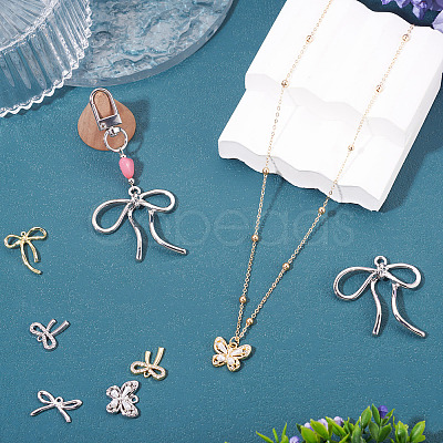 10Pcs 10 Styles Alloy Pendants FIND-TA0008-92-1