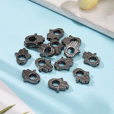 Tibetan Style Alloy Bead Frames X-TIBEB-A123963-B-LF-1