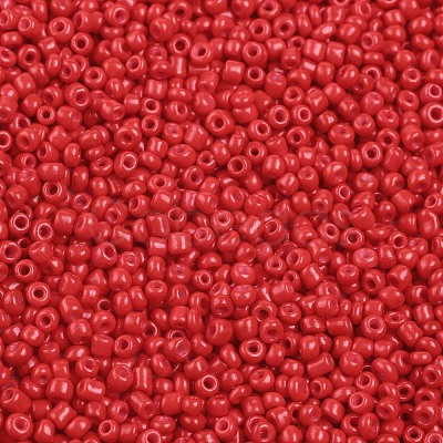 Baking Paint Glass Seed Beads SEED-S002-K20-1