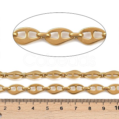Ion Plating(IP) 304 Stainless Steel Nuggets Link Chains CHS-S012-19G-1