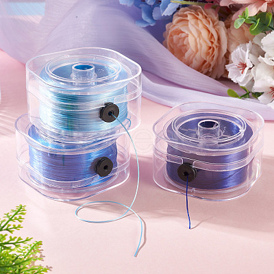 3 Boxes 3 Colors Flat Elastic Crystal String EW-TA0001-12B-1
