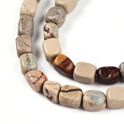 Natural Shoushan Stone Beads Strands G-N346-04A-07-1
