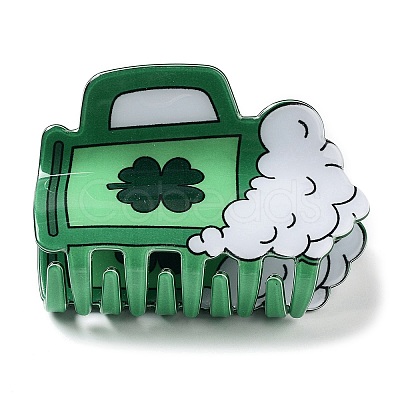 Saint Patrick's Day PVC Plastic Claw Hair Clips PHAR-D016-01D-1