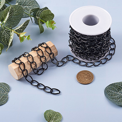 Decorative Chain Aluminium Twisted Chains Curb Chains CHA-YS0001-06-1